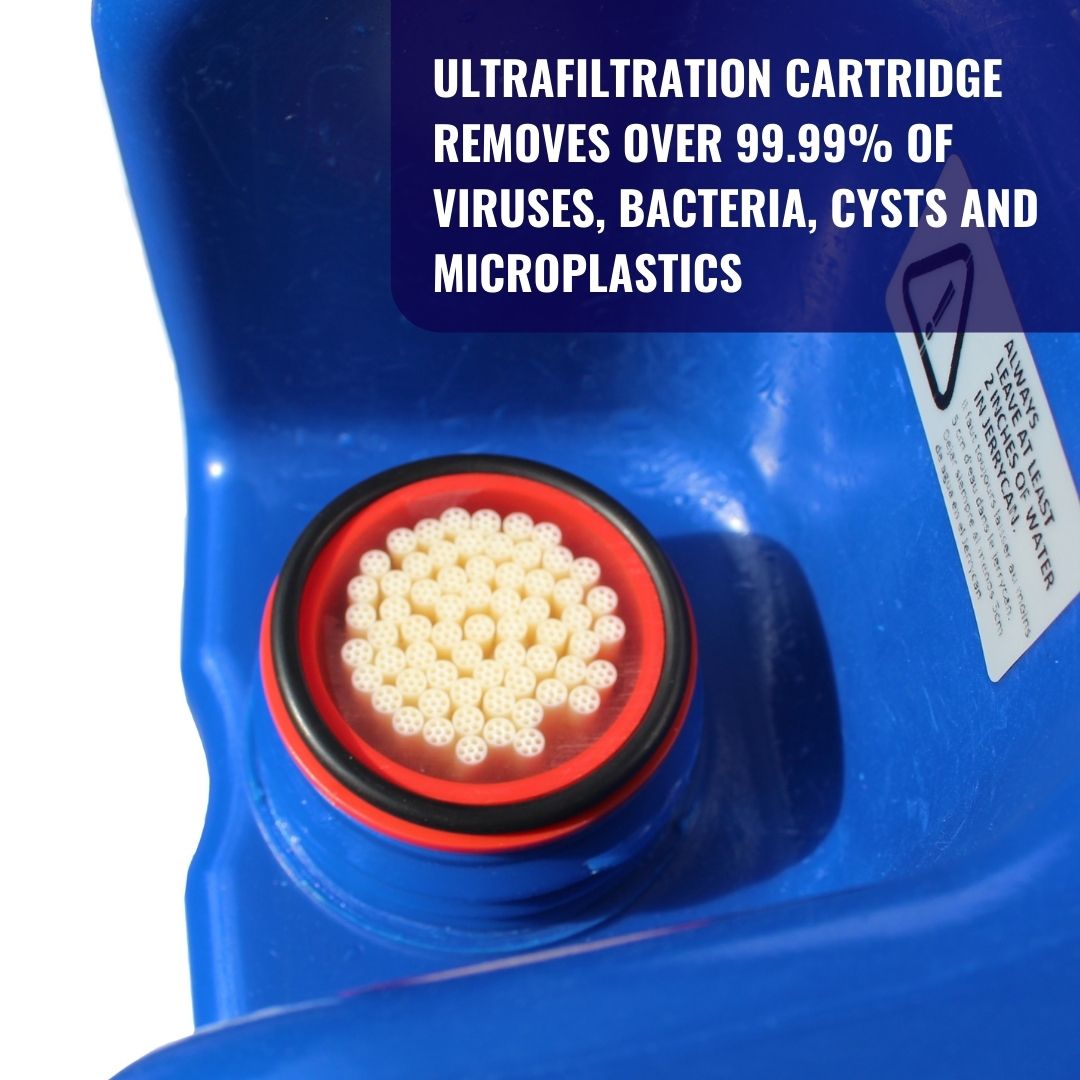 LifeSaver Jerrycan (Dark Blue) - Rapid Deployment Shelter Inc.