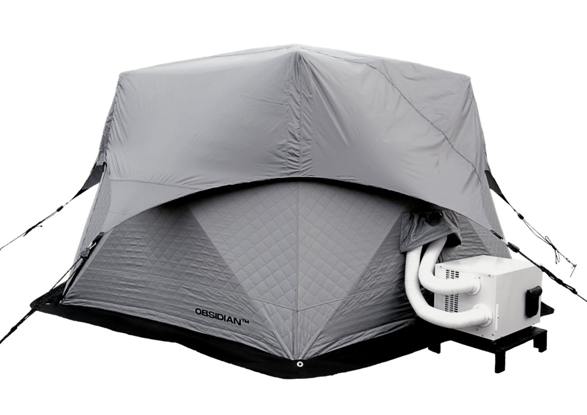 Tent with outlet ac port