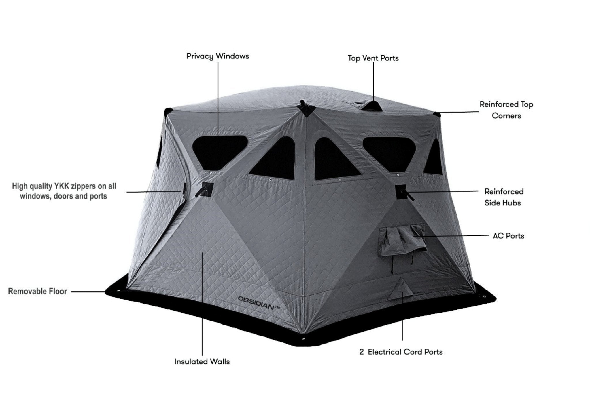 RDS GEAR - Obsidian - 4 Season Camping Shelter